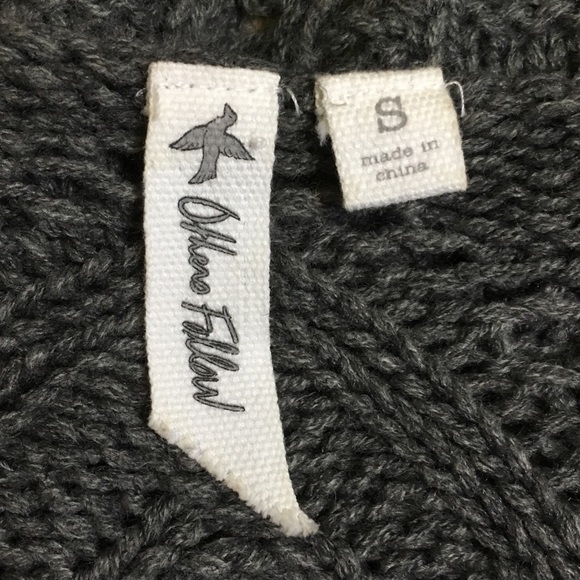 Others Follow Grey Loose Knit Patterned Cardigan - Picture 6 of 7